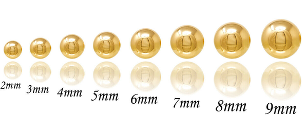 Round Pearl Gold Dormilonas