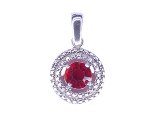 Double Ring Stone Red