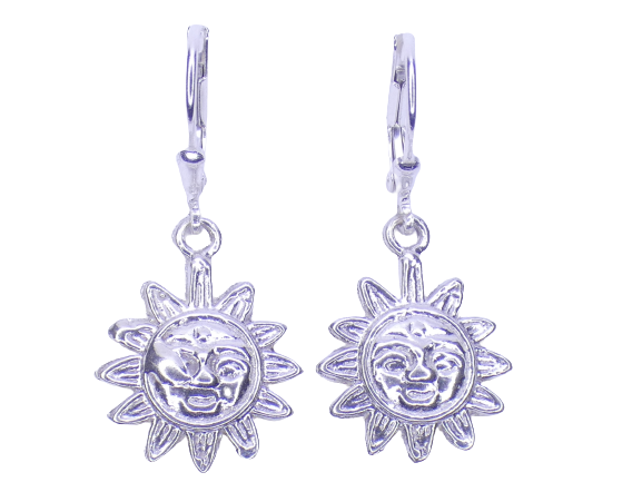 Sun Dangling Earrings